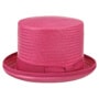 Haut-de-Forme en Paille Rom by Lipodo fuchsia