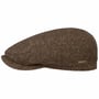 Casquette Belfast Herringbone by Stetson marron-noir