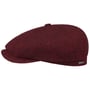 Casquette Hatteras Classic Wool by Stetson rouge foncé