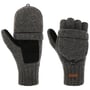 Mitaines en laine Haakon by Barts gris foncé