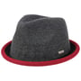 Chapeau Player Boston by Chillouts gris-bordeaux
