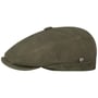 Casquette en Cuir Nappa Wax by Lierys olive