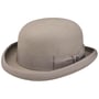 Chapeau Melon en Feutre Uni by Lierys gris