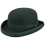 Chapeau Melon en Feutre Uni by Lierys vert foncé