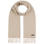 Écharpe à Franges Cashmink Uni by Fraas beige