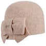 Chapeau Laine Foulée Litika by Seeberger beige-moucheté