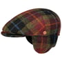 Casquette Simon Harris Tweed by Mayser rouge foncé