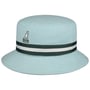 Chapeau en Coton Stripe Lahinch by Kangol vert menthe