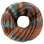 Écharpe Tube Jasila by Lierys marron-bleu