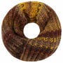Écharpe Tube Jasila by Lierys marron-jaune