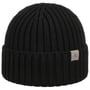 Bonnet à Côtes Merino by Lierys noir