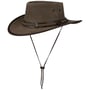 Chapeau en Cuir Henbury by Scippis marron