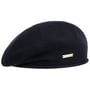 Béret à Bord Roulé by Seeberger bleu foncé