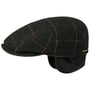 Kent Wool Ivy Cap with Earflaps by Stetson olive-noir