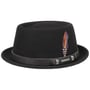 Chapeau Pennsylvania Pork Pie by Stetson noir