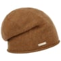 Bonnet Cachemire à Bord Roulé by Seeberger marron