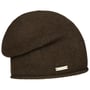 Bonnet Cachemire à Bord Roulé by Seeberger marron foncé
