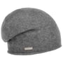 Bonnet Cachemire à Bord Roulé by Seeberger gris clair