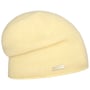 Bonnet Cachemire à Bord Roulé by Seeberger jaune pastel