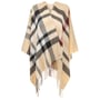 Poncho à Carreaux by Fraas camel