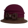 Chapeau en Laine Foulée Oretka by Lierys prune