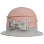 Chapeau en Laine Foulée Oretka by Lierys rose