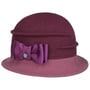 Chapeau en Laine Foulée Oretka by Lierys bordeaux