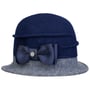 Chapeau en Laine Foulée Oretka by Lierys bleu