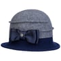 Chapeau en Laine Foulée Oretka by Lierys denim