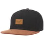 Casquette Suede 6 Panel Snapback by Reell noir