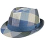 Chapeau en Lin Payato Checks by Lierys bleu