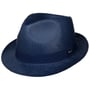 Chapeau en Paille Colour City Trilby by Lipodo bleu