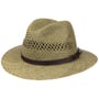 Chapeau en Paille Avec Bande de Cuir by Lipodo nature