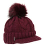 Bonnet Cable Knit Britta by McBURN bordeaux