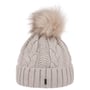 Bonnet à Revers Cable Knit by McBURN beige