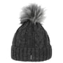 Bonnet à Revers Cable Knit by McBURN anthracite