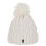 Bonnet à Revers Cable Knit by McBURN blanc crème