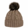 Bonnet à Revers Cable Knit by McBURN camel