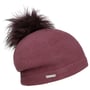 Bonnet en Laine Foulée Tamisa by Seeberger vieuxrose
