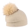 Bonnet en Laine Foulée Tamisa by Seeberger beige clair