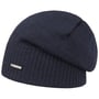 Bonnet Beanie Wool Oversize by Stetson bleu foncé