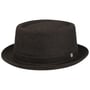 Chapeau Panno Wool Pork Pie by Lierys marron foncé