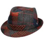 Chapeau Merino Patchwork Trilby by Lierys gris
