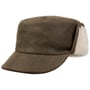 Casquette Army Cuir avec Oreillettes by Lierys marron foncé