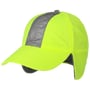 Casquette Réfléchissante Oreillettes by Lipodo jaune au néon