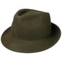 Chapeau en Feutre Uni Trilby by Lipodo olive