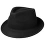 Chapeau en Feutre Uni Trilby by Lipodo noir