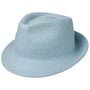 Chapeau en Feutre Uni Trilby by Lipodo bleu clair
