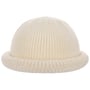 Bonnet en Tricot à Bord Roulé by Lierys blanc crème