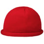 Bonnet en Tricot à Bord Roulé by Lierys rouge